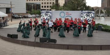 Астана отметила 80-летие Победы праздничным концертом на Городской площади