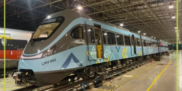 Астана готовится к запуску LRT: из Китая отправлены первые поезда