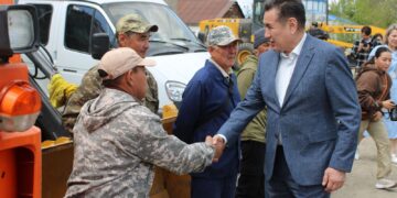 Аким ВКО Нурымбет Сактаганов с рабочей поездкой посетил район Самар