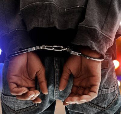 Man in handcuffs