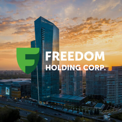 Almaty, Kazakhstan - 07.07.2018: ritz-carlton hotel, Esentai moll and Esentai apartments