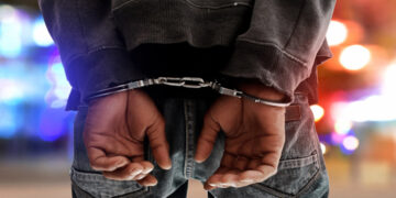 Man in handcuffs