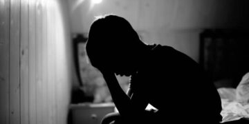 Sadness, loneliness concept.
